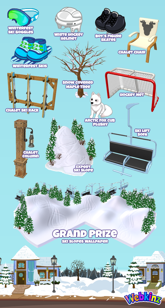 Webkinz Winterfest Prizes